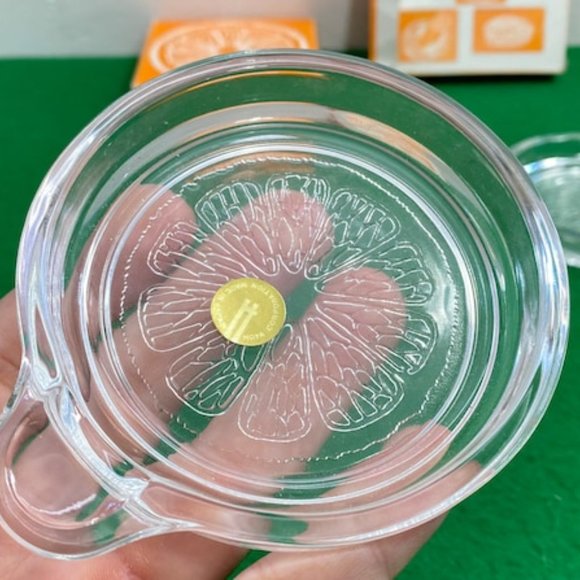 Vintage Glass Ashtray, Trinket Dish Set of 2, custom coasters/Gift for Her/Gift - Picture 2 of 10